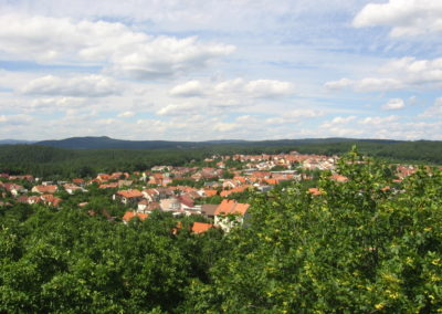 Vyhlídka na Soběšice z Ostré horky