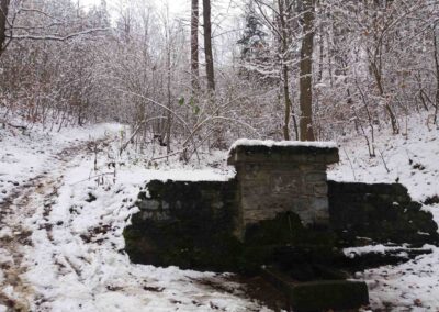 Slučí studánka v zimě