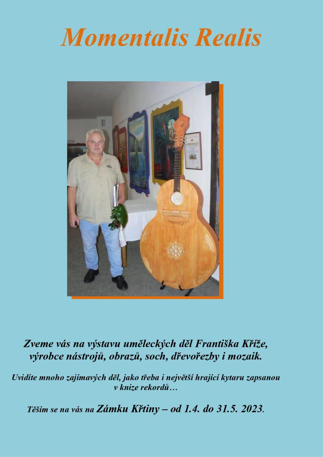 vystava-umeleckych-del-frantiska-krize-plakat Býčí skála - autor Jiří Baisa, Creative Commons